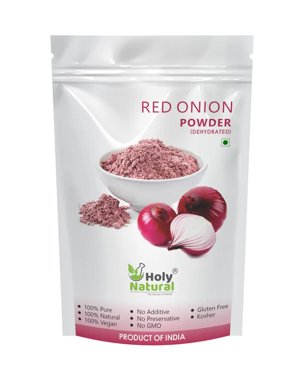 Holy Natural Red Onion Powder 400g (14.1 Oz) | Dehydrated Culinary Herb - main product image