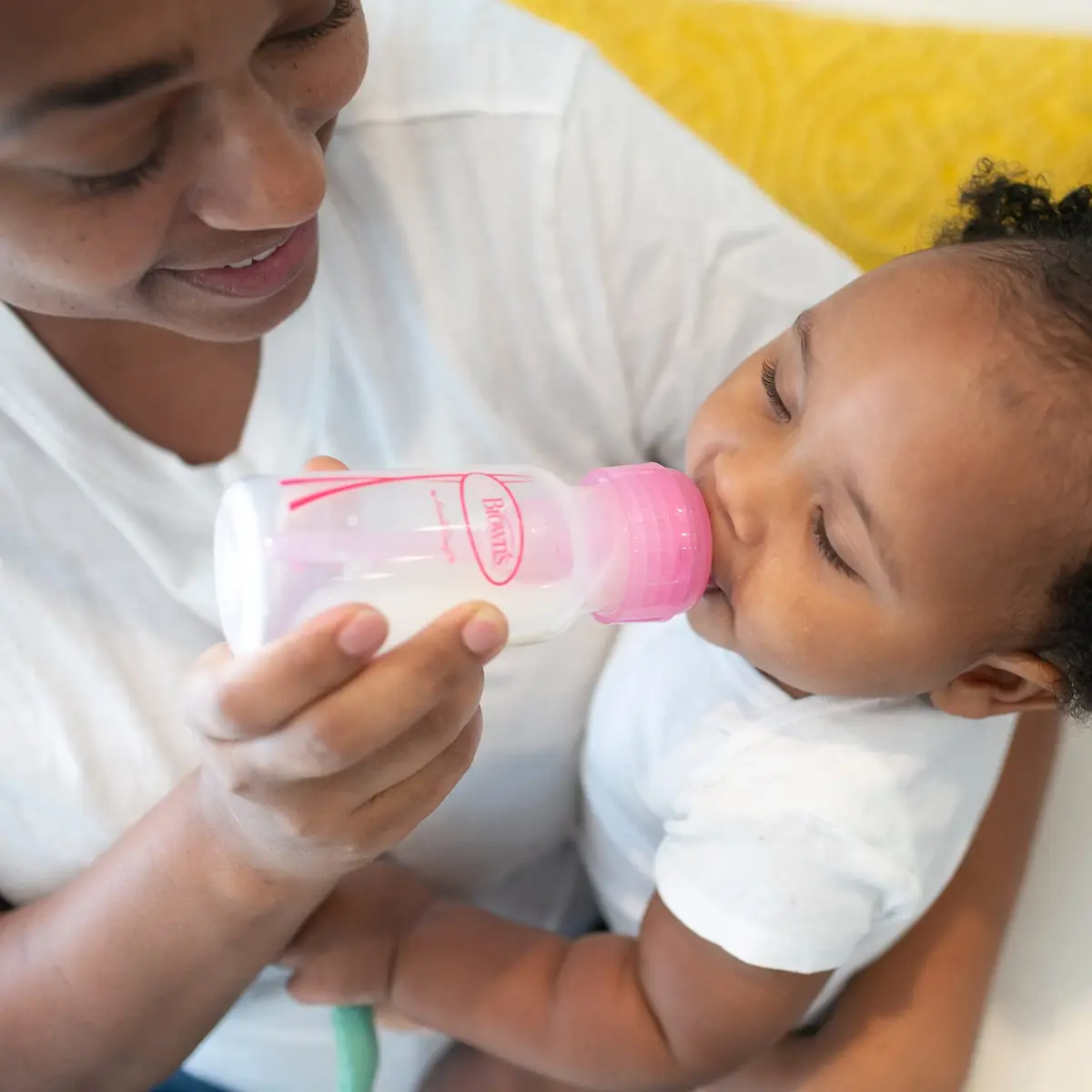 Dr. Brown's Natural Flow Options+ Anti-Colic Baby Feeding Set with Slow Flow Nipples, Travel Caps, Silicone Pacifier - Pink, 120ml (4oz) Bottles - view 8