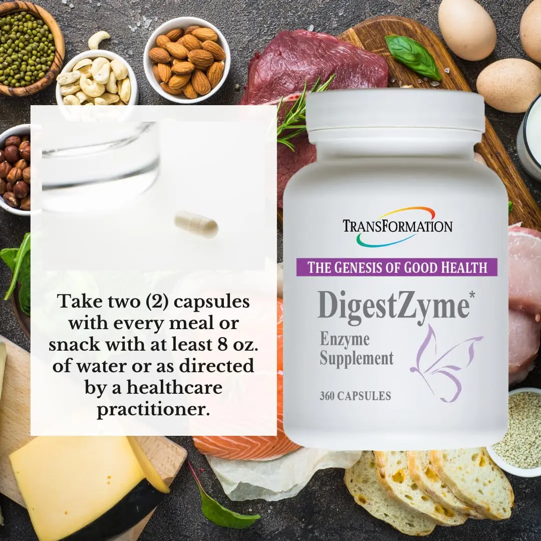 TRANSFORMATION Enzymes for Kids 360 Capsules | Natural DigestZyme Supplement for Overall Health & Digestion Support - view 3