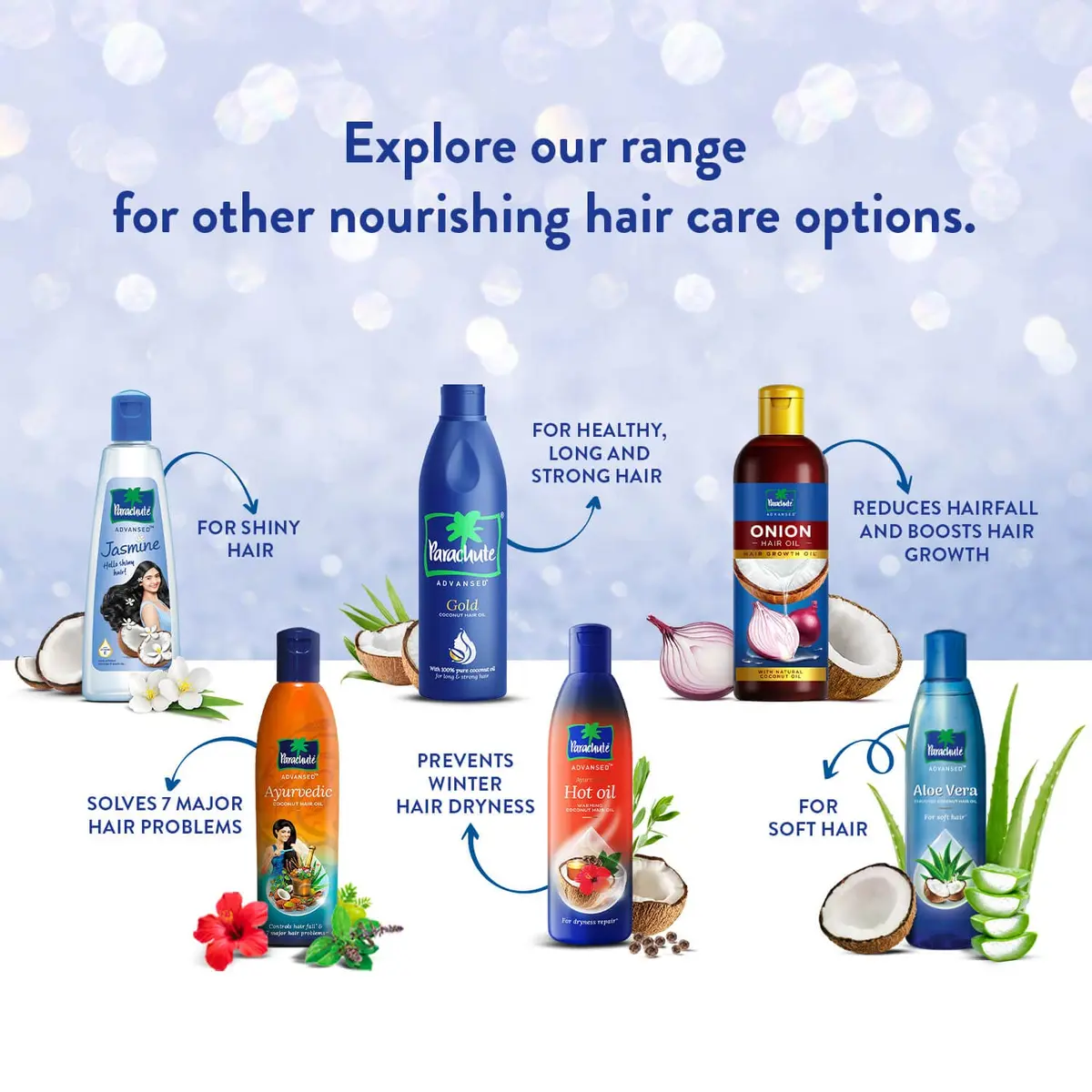 Parachute Advansed Jasmine Hair Oil with Vitamin-E 245ml (8.28 Fl Oz) | Nourishes Scalp, Strengthens Hair - view 8