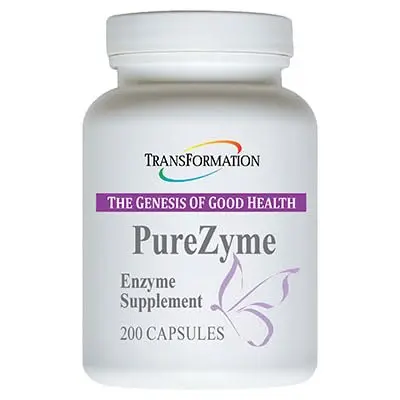TRANSFORMATION Enzymes Purezyme 200 Capsules | High-Potency Digestive Support for Gut Health - main product image