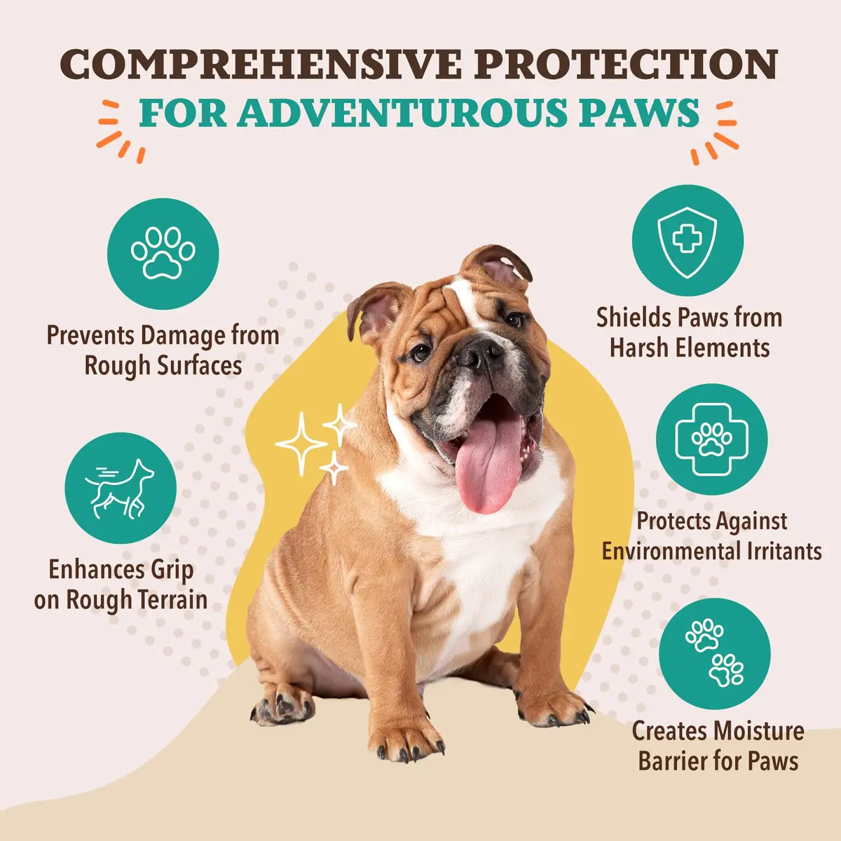 Natural Dog Company PawTection Dog Paw Wax – 0.15 oz Stick | All-Natural, Lick Safe Paw Protector for Hot Pavement & Rough Terrain - view 6