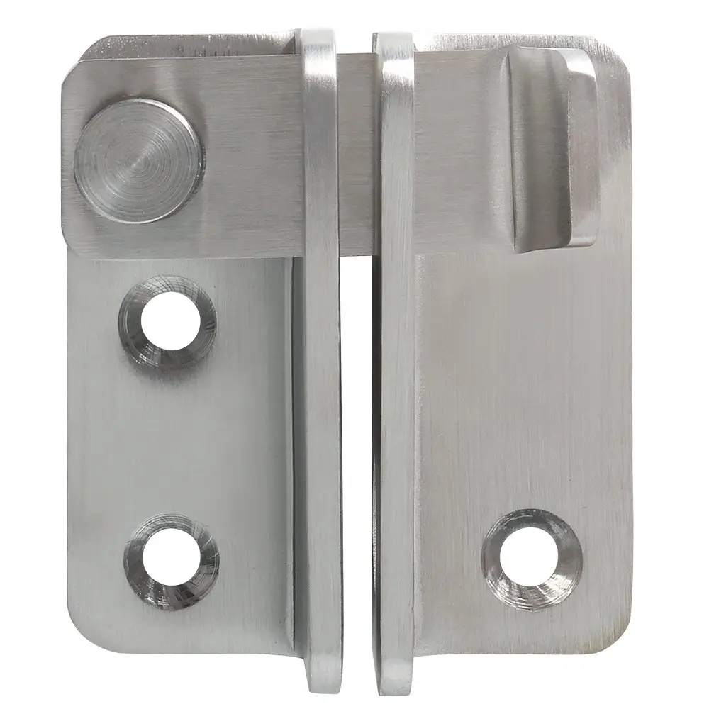 Alise Flip Latch Gate Latch Brushed Stainless Steel | Heavy Duty Barn Door Lock, L-Size - main product image
