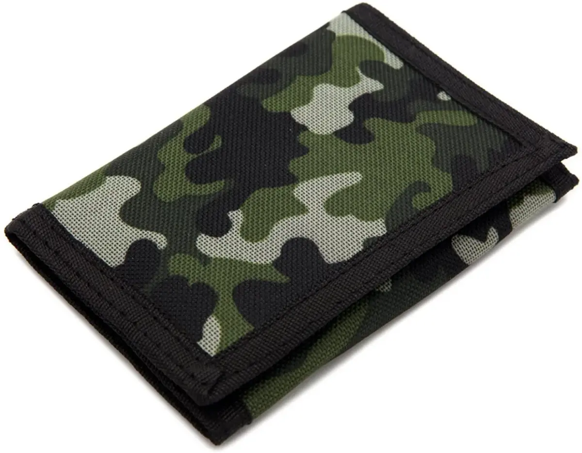 AI-DEE RFID Trifold Canvas Outdoor Sports Wallet for Boys | 11.9cm (4.7in) - main product image