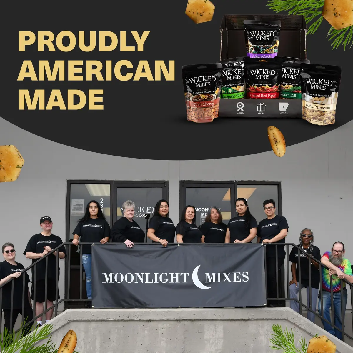 Wicked Mix Soup & Oyster Crackers 6oz | Salted Flavored Mini Puffed Snacks - view 7