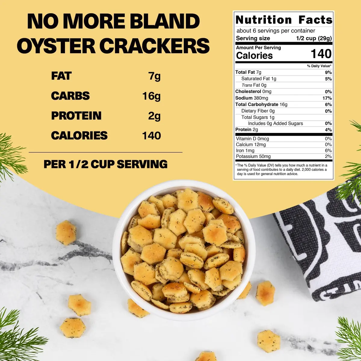 Wicked Mix Soup & Oyster Crackers 6oz | Salted Flavored Mini Puffed Snacks - view 4