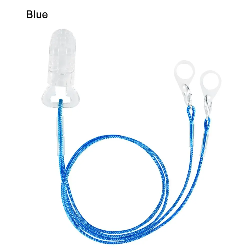 SOUNDLINK Blue Hearing Aid Clip Lanyard with 6 Silicone Loops | Protects Against Falls - view 3