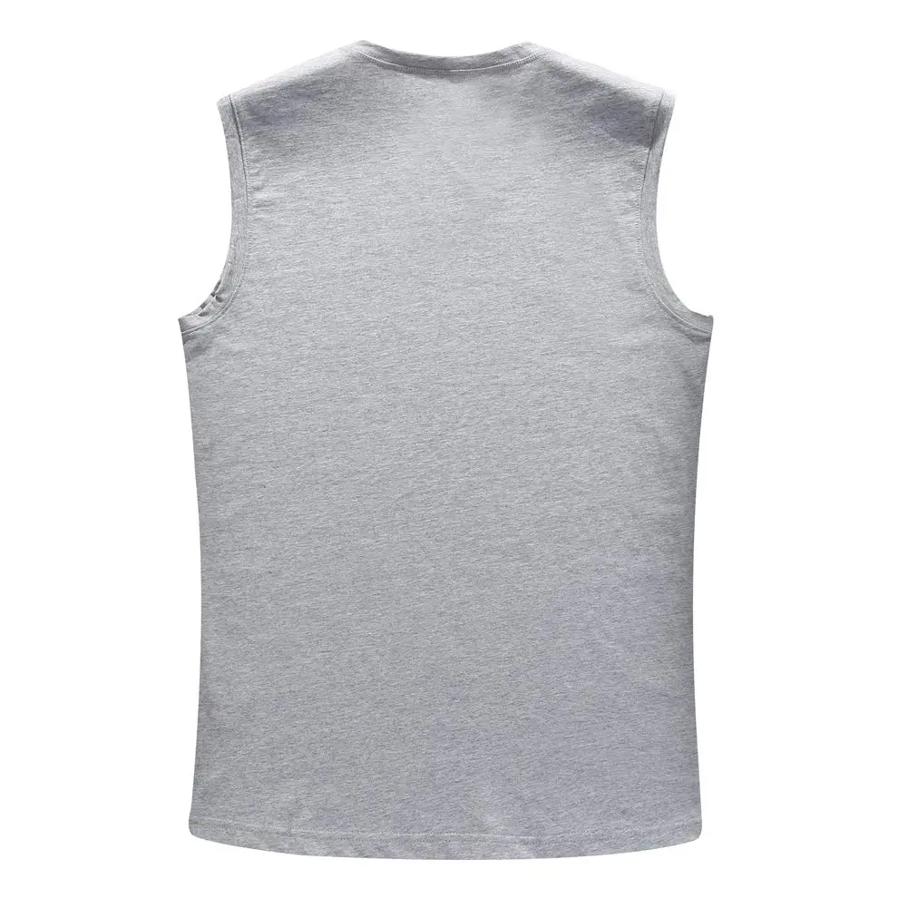 Y2Y2 Men's Sleeveless V-Neck T-Shirt, Gray, Big and Tall 3XL (54"-56") | Soft Cotton, Classic Fit - view 6