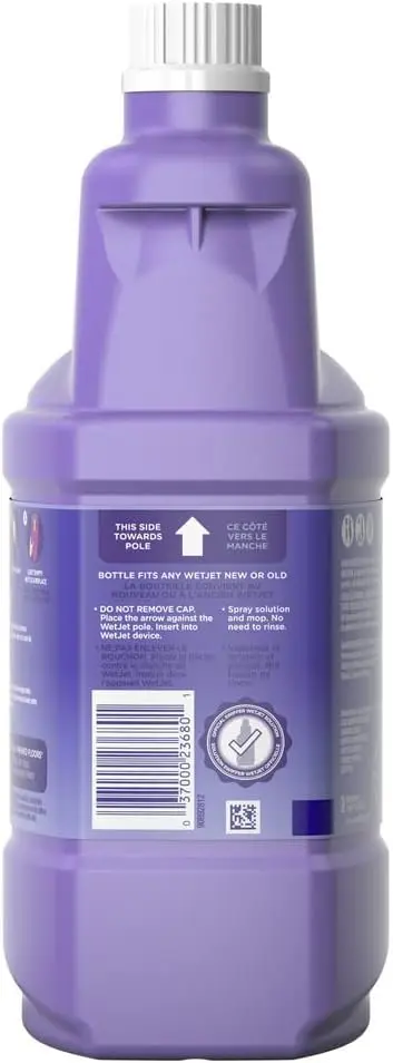 Swiffer Floor Cleaner Solution Refill, Lavender, 42.2 Fl Oz, Pack of 4 - view 2