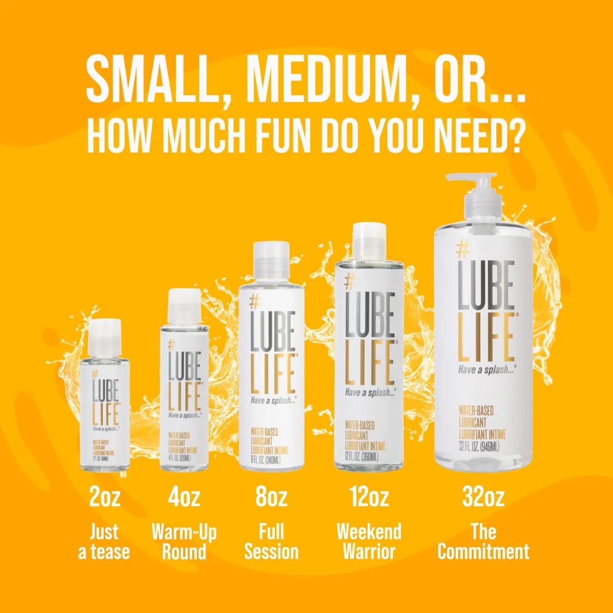 LubeLife Water-Based Personal Lubricant 355ml (12 Fl Oz) | Condom & Toy Safe, Easy Clean-Up - view 7