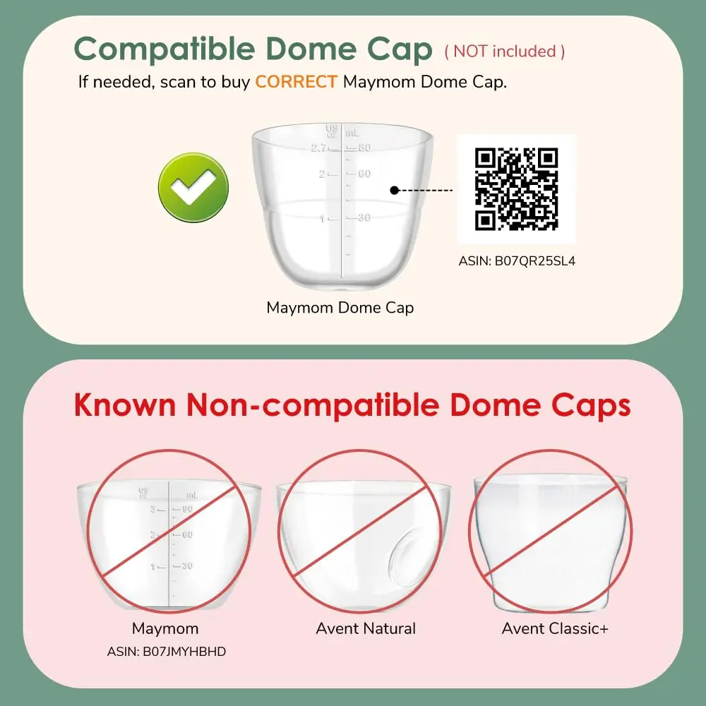 Maymom Screw Lids Aka Travel Caps with Rewritable Sealing Disc for Avent Bottles, 6pcs Blue | Leak-Resistant & Dishwasher Safe - view 4