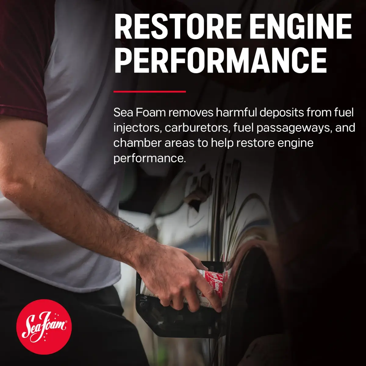 Sea Foam Motor Treatment 2 x 16 fl oz (32 fl oz Total) | Fuel System Cleaner, Stabilizer & Oil Treatment for Gas & Diesel Engines - view 3