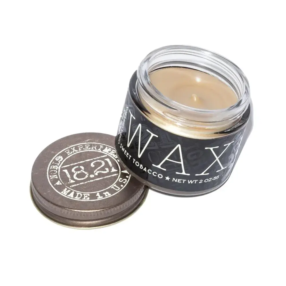 18.21 Man Made Original Hair Styling Wax 56.7g (2 oz) | High Hold, Low Shine, Sweet Tobacco Scent - main product image