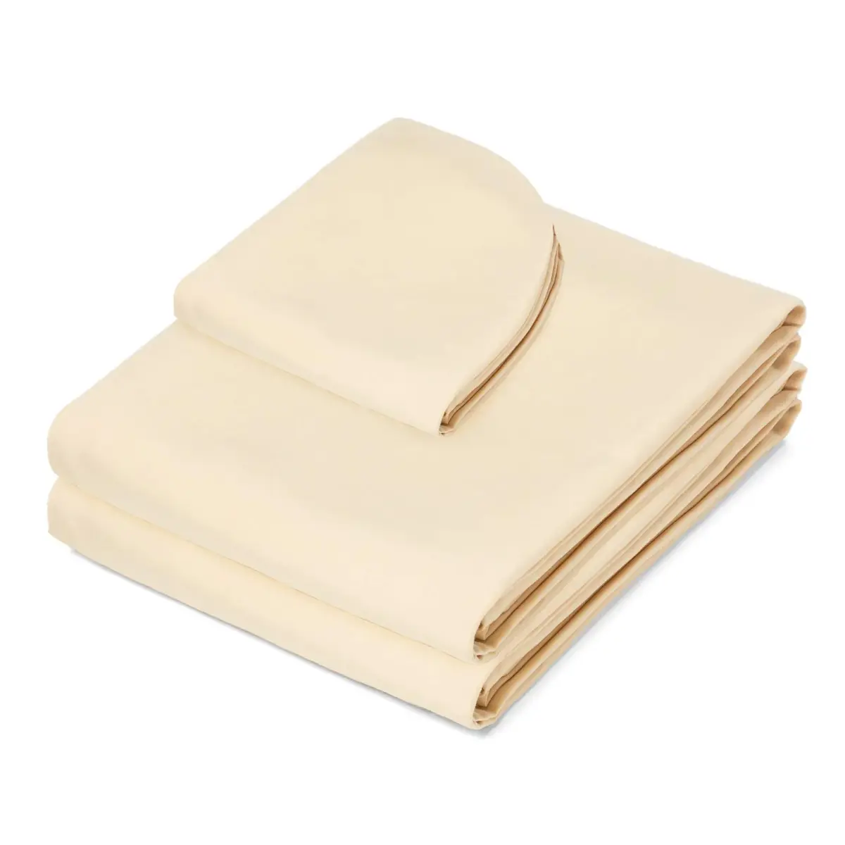 Saloniture 3-Piece Microfiber Massage Table Sheet Set - Natural - 91cm (36") x 196cm (77") x 7cm (3") | Premium Soft & Durable - view 2