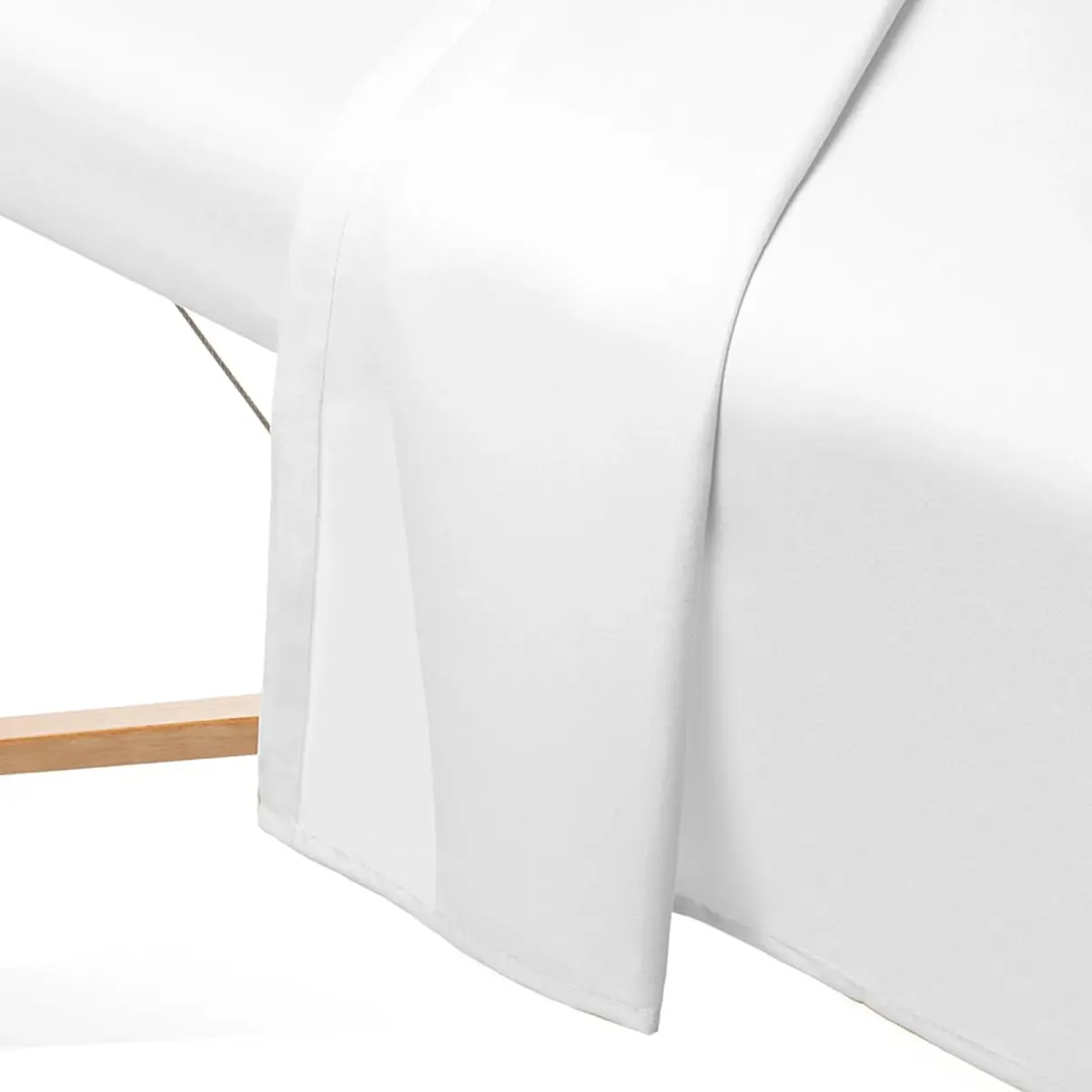 Saloniture 3-Piece Microfiber Massage Table Sheet Set White | Fits Standard Tables, Soft & Breathable - view 4