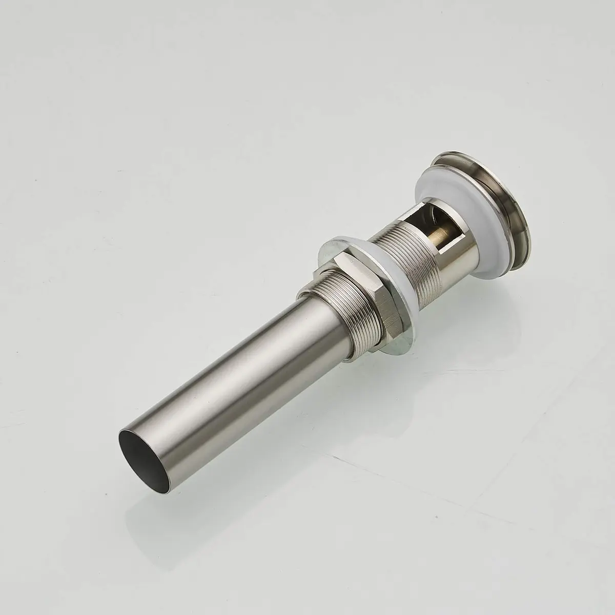 Homevacious 15/8" Bathroom Faucet Vessel Sink Pop up Drain Stopper Plug with Overflow Brushed Nickel - view 2