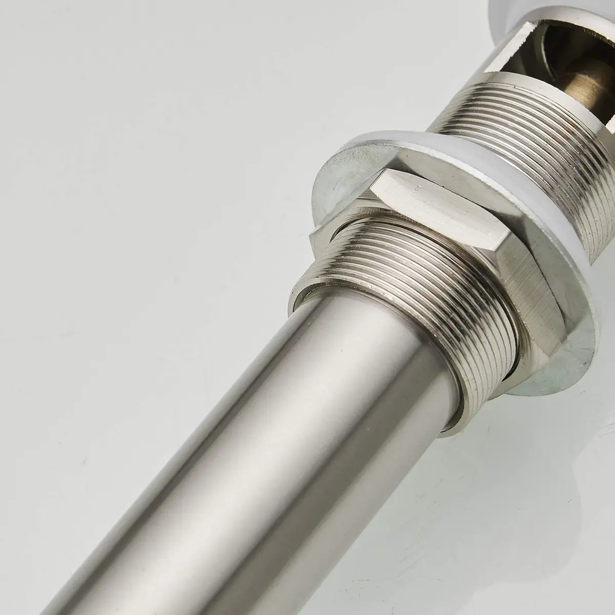 Homevacious 15/8" Bathroom Faucet Vessel Sink Pop up Drain Stopper Plug with Overflow Brushed Nickel - view 3