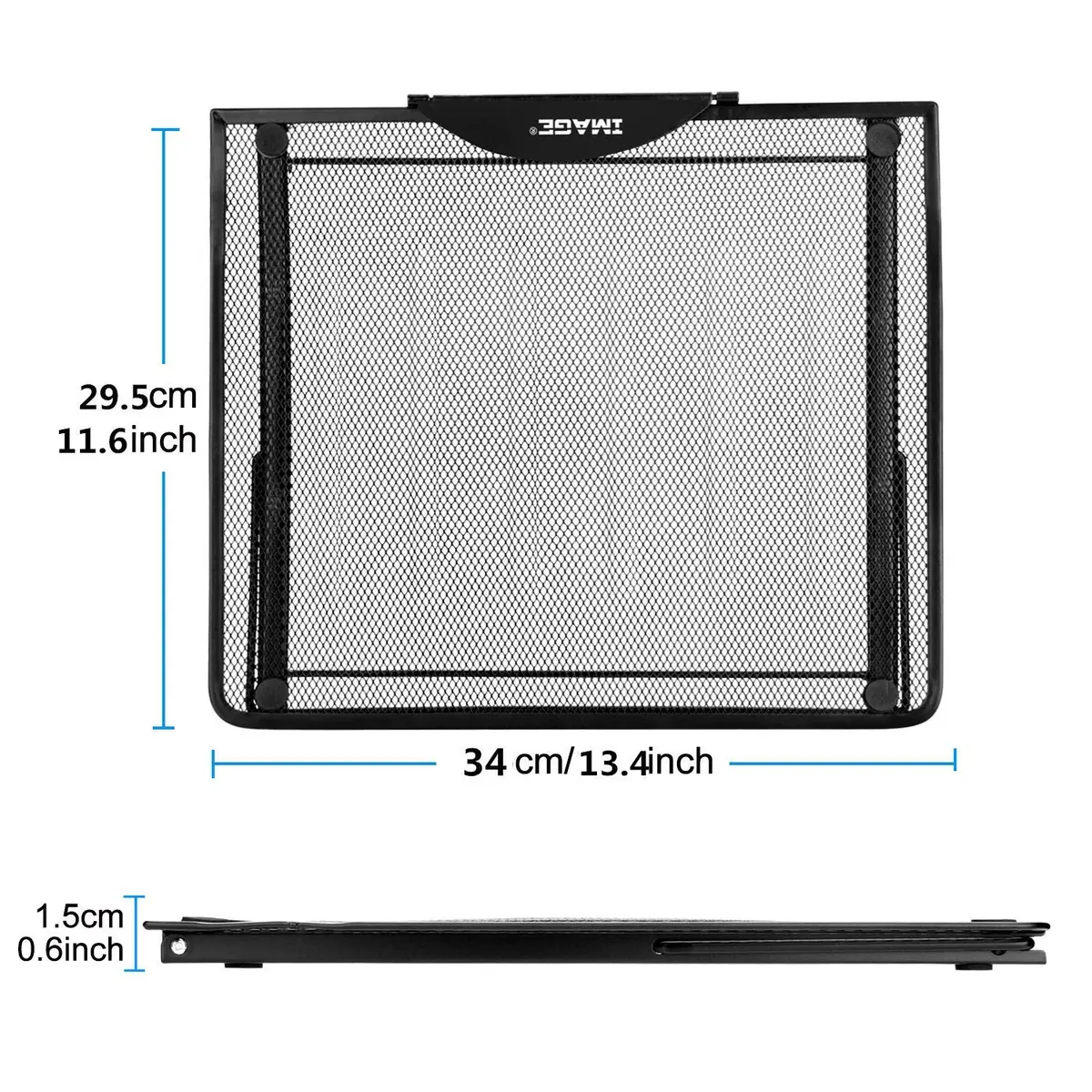 IMAGE Laptop Stand Foldable Portable Ventilated Adjustable 12-Angle, Compatible with 10"-17" Notebooks & Light Box Pad - view 6