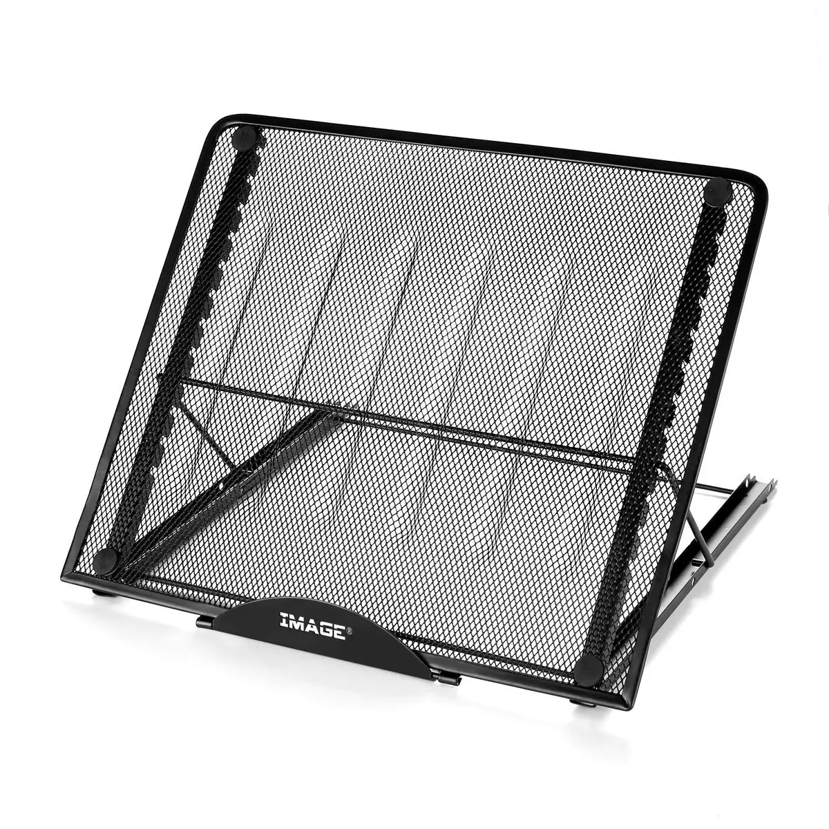 IMAGE Laptop Stand Foldable Portable Ventilated Adjustable 12-Angle, Compatible with 10"-17" Notebooks & Light Box Pad - main product image