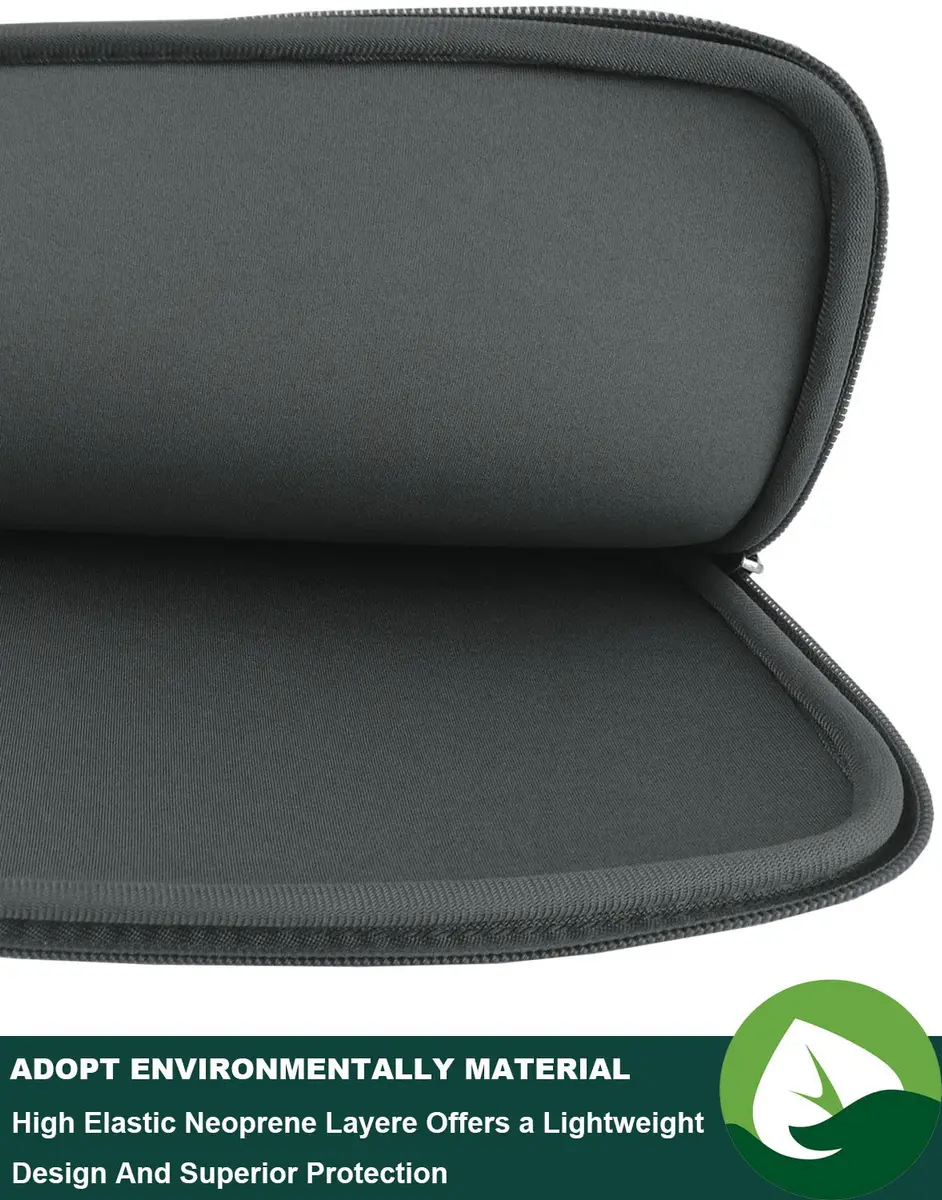 Naukay 15.6 Inch Laptop Sleeve Bag | Water-Resistant Neoprene Case for Notebooks & Tablets - view 2
