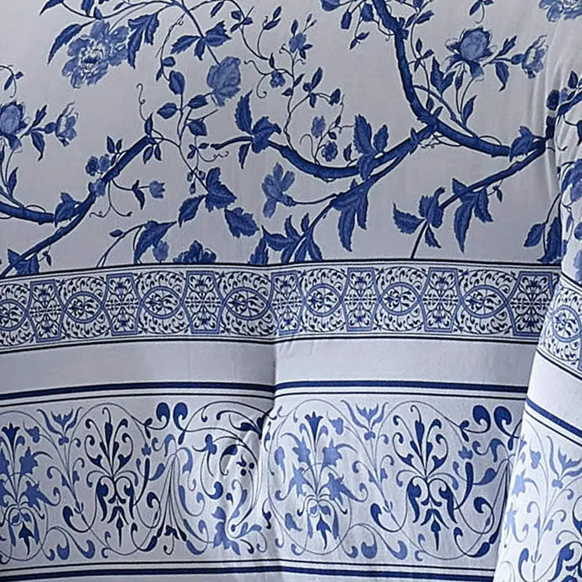 Laura Ashley Charlotte Collection Duvet Set Full/Queen | Elegant Floral Cotton Bedding - view 6