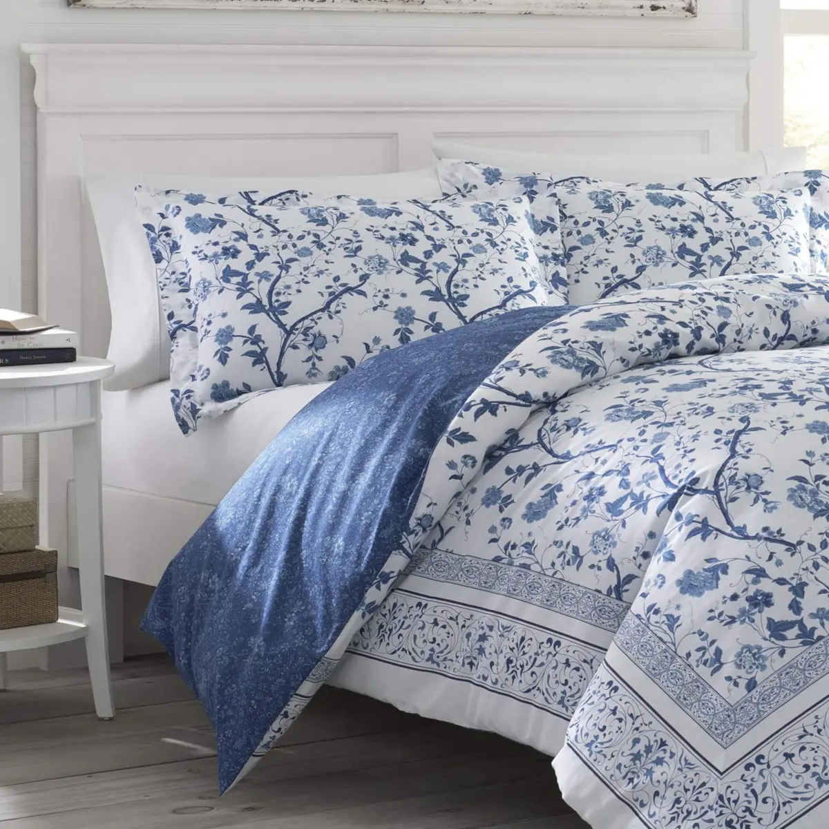 Laura Ashley Charlotte Collection Duvet Set King | Premium Cotton Bedding for Home in India - view 8