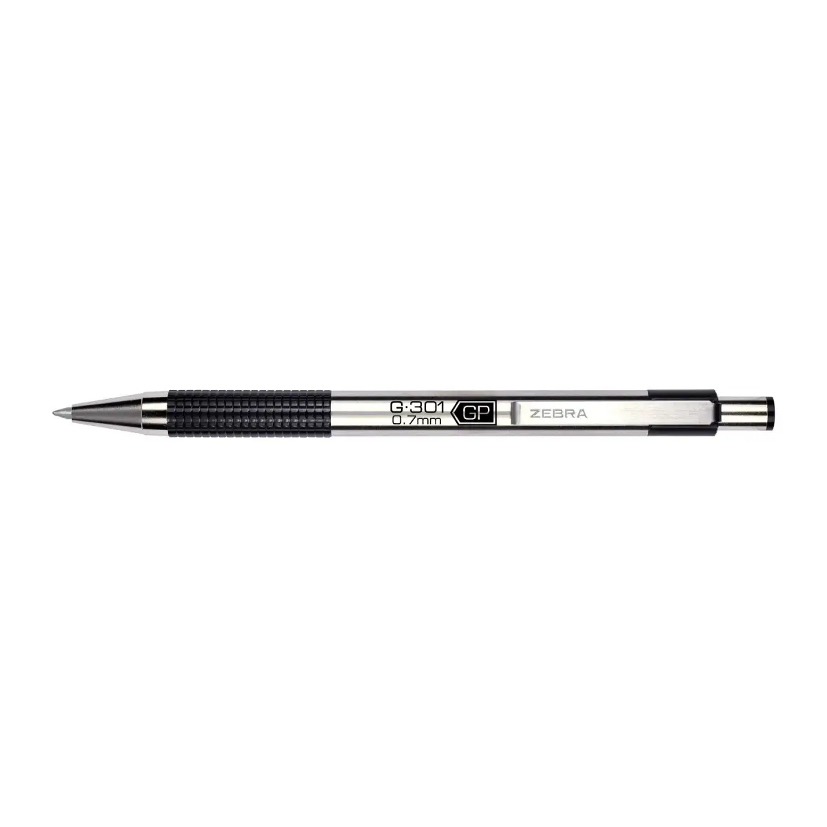 Zebra Pen STEEL G-301 Retractable Gel Pen 0.7mm Medium Point 12-Pack | Smooth Ink Flow - view 2