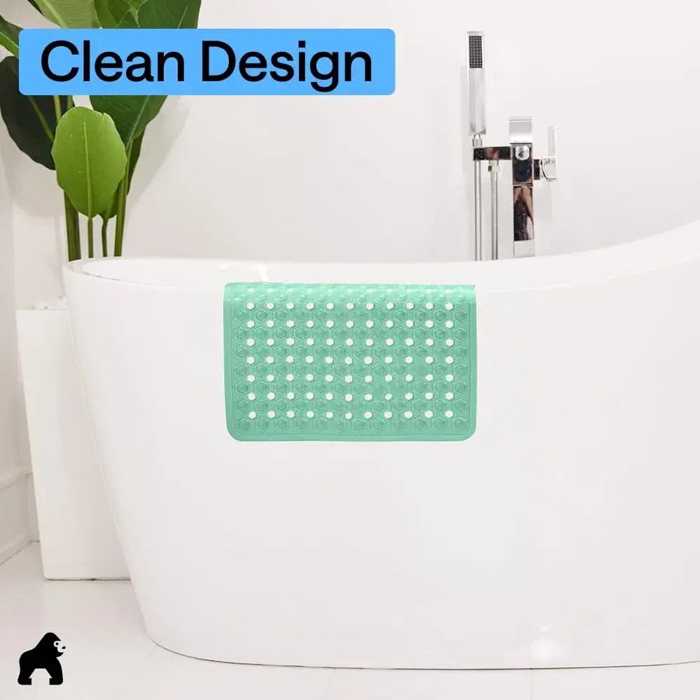 GORILLA GRIP Square Shower Stall Mat 53cm x 53cm (21" x 21") | Patented Suction Grip for Secure Placement - view 9