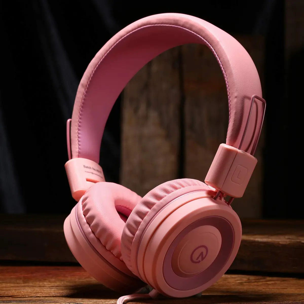 Noot Products K11 Kids Headphones Wired 3.5mm Jack Soft Pink | Tangle-Free, Adjustable & Foldable - view 6