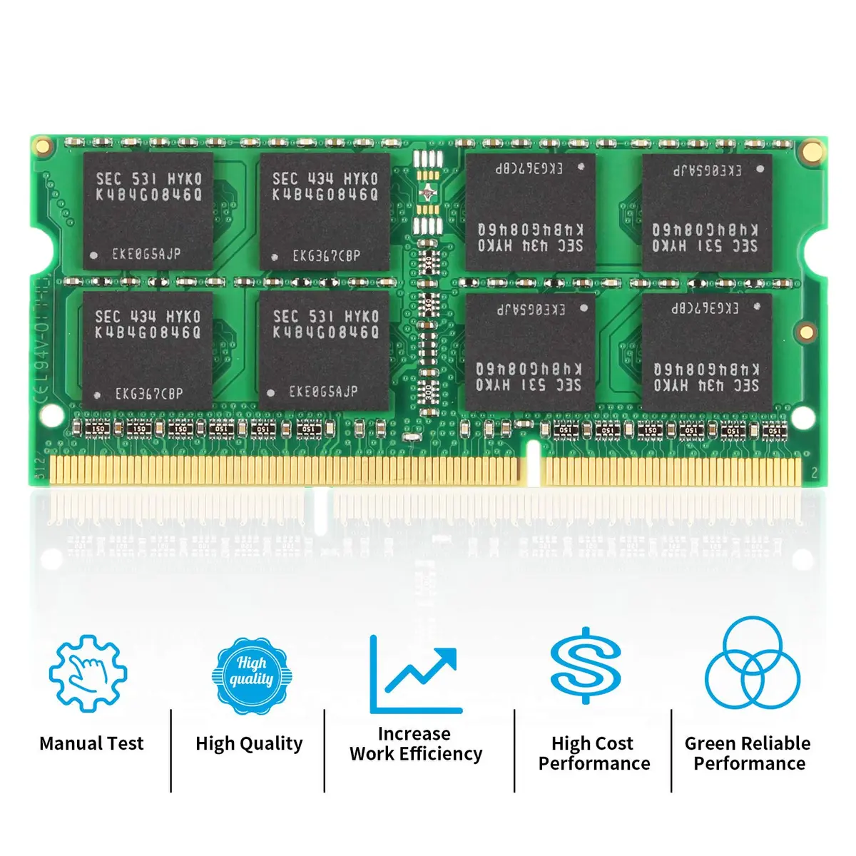 D DUOMEIQI 8GB DDR3L Laptop RAM 1333MHz (8GB) | Accelerate Performance - view 2