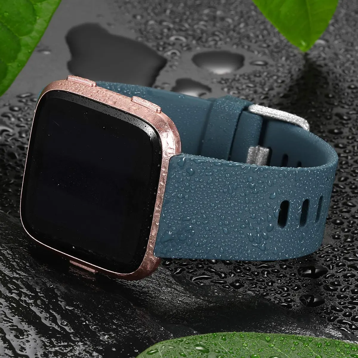 Wepro Sport Bands Compatible with Fitbit Versa 2 Bands for Women Men | Soft, Sweat-Resistant, Adjustable Wristbands - view 3