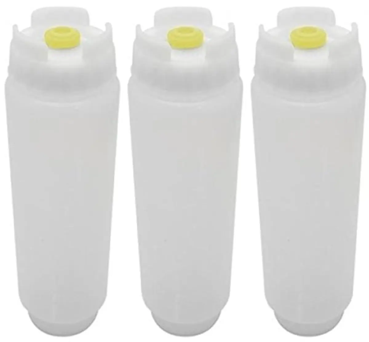 NAILAO FIFO 16 oz Squeeze Bottle 3-Pack | Decreases Waste & Breakage, NSF Approved - main product image