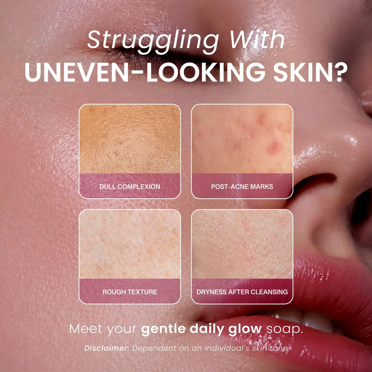 Koji White Kojic Acid & Collagen Skin Brightening Soap for Face & Natural Glowing Skin - Moisturizer, Body Cleansing Bar, Reduce Wrinkles, Vegan, Paraben-Free, 2 Bars (5.64 oz) - view 4