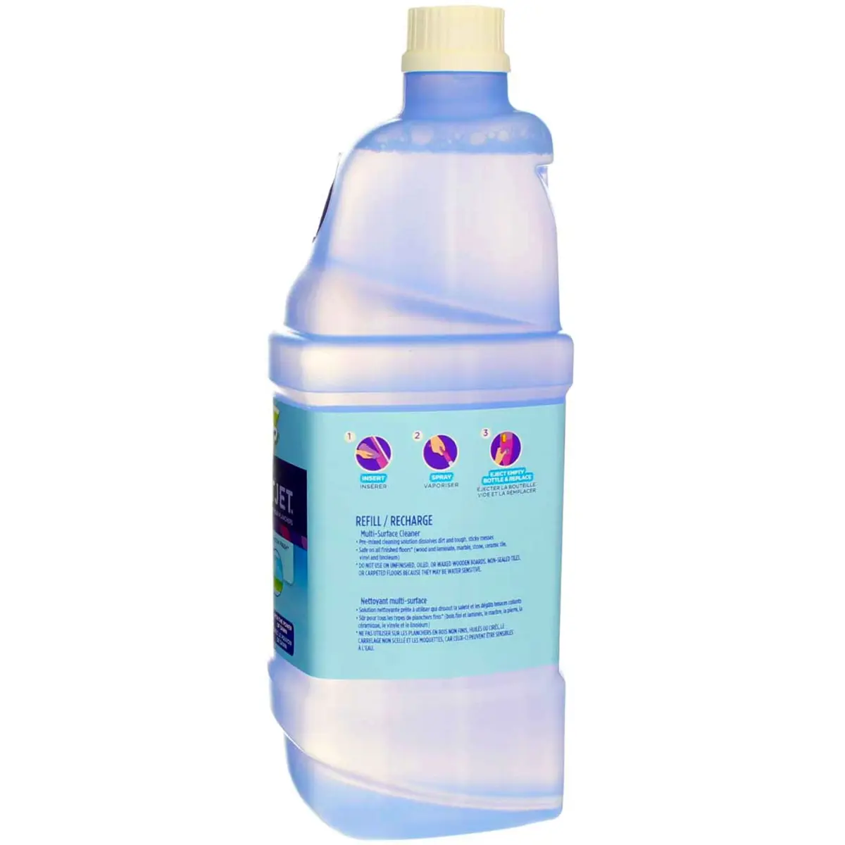 Swiffer WetJet Multi-Surface Floor Cleaner Solution Refill, 168.8 Fl Oz (5 L) | Streak-Free Clean for Finished Floors - view 4