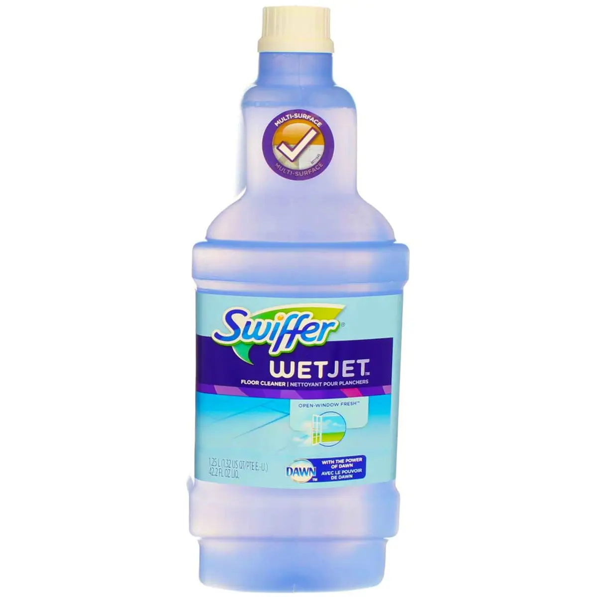 Swiffer WetJet Multi-Surface Floor Cleaner Solution Refill, 168.8 Fl Oz (5 L) | Streak-Free Clean for Finished Floors - main product image