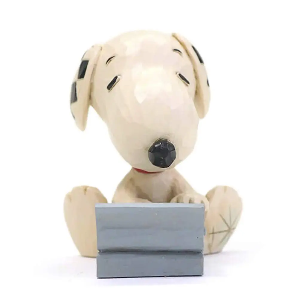 Enesco Jim Shore Peanuts Snoopy Typing Miniature Figurine 3 Inch Multicolor | Hand-Painted Folk Art Collectible - view 4