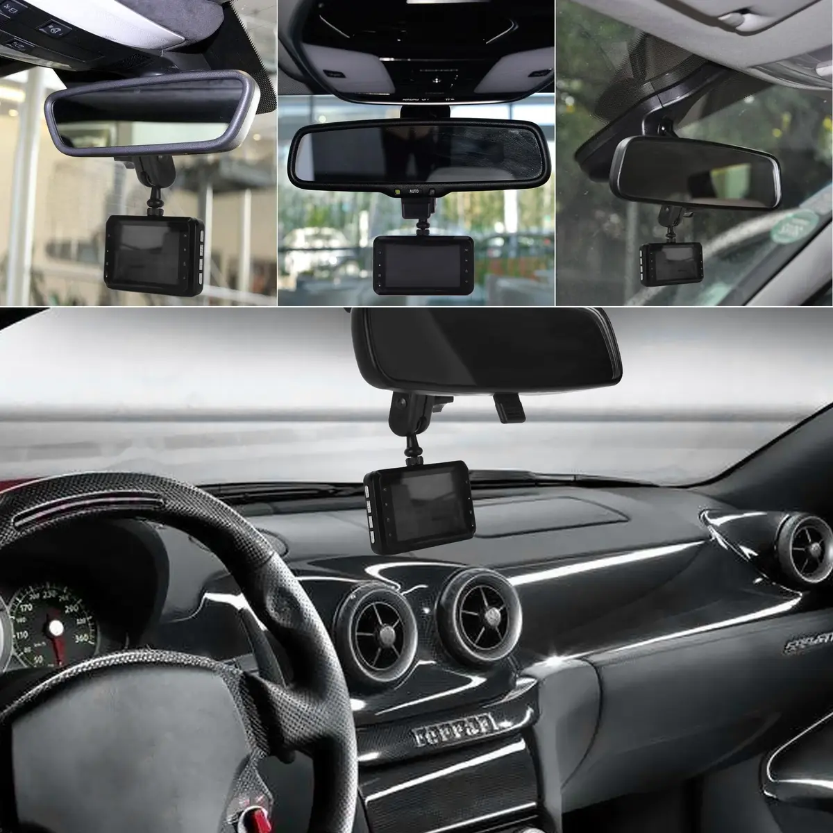 SoeKoa Dash Cam Mirror Mount with 16 Joints | 360° Rotation, Compatible with Most Dash Cams - view 7
