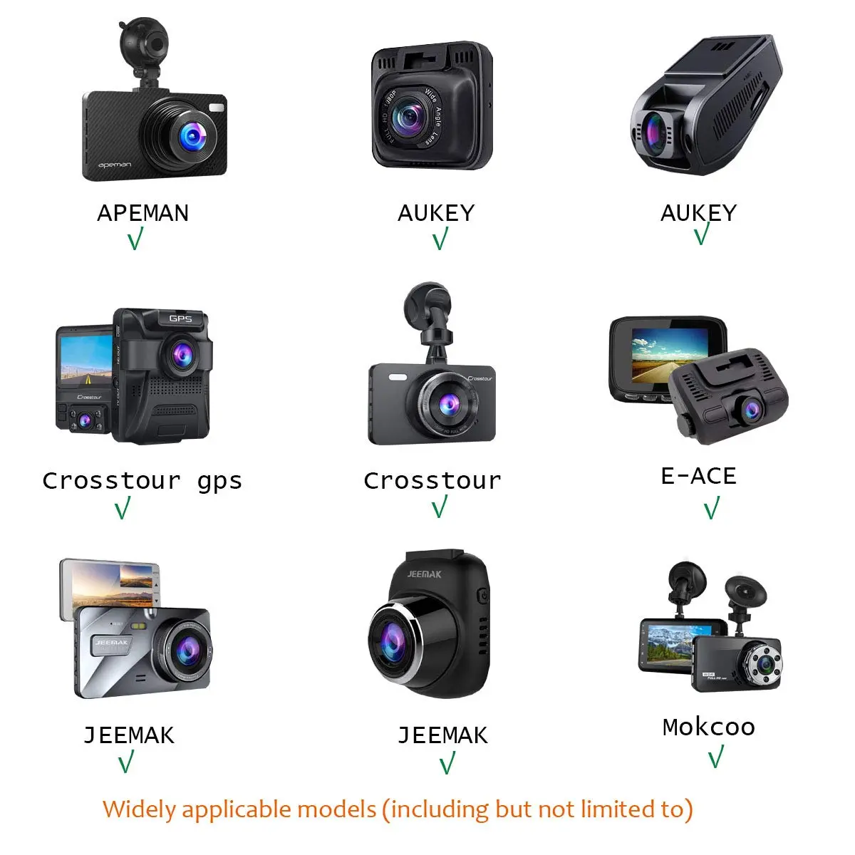SoeKoa Dash Cam Mirror Mount with 16 Joints | 360° Rotation, Compatible with Most Dash Cams - view 3