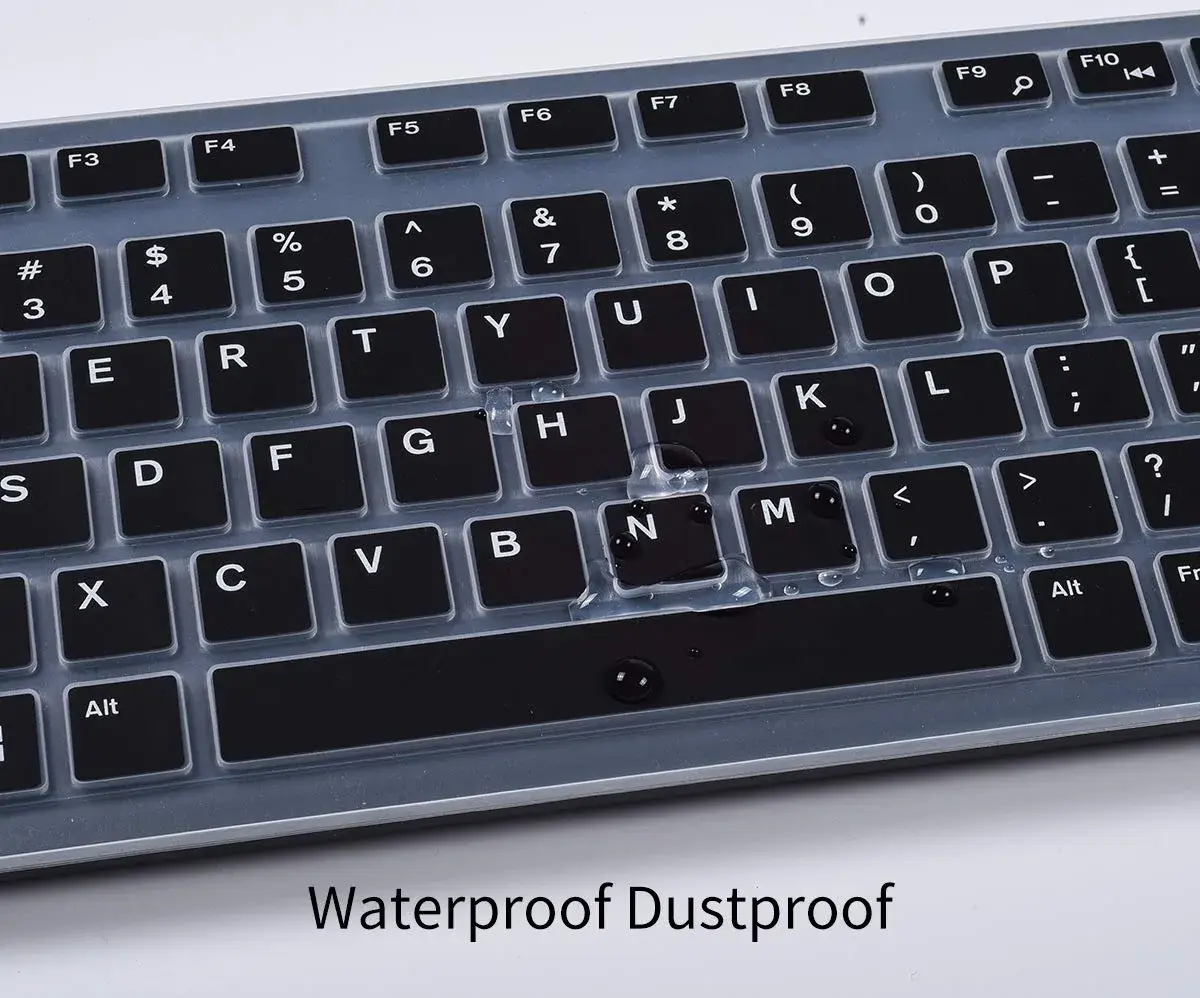 CaseBuy Silicone Keyboard Cover for Dell KB216 KM636 US Layout | Dustproof & Waterproof Protection - view 5