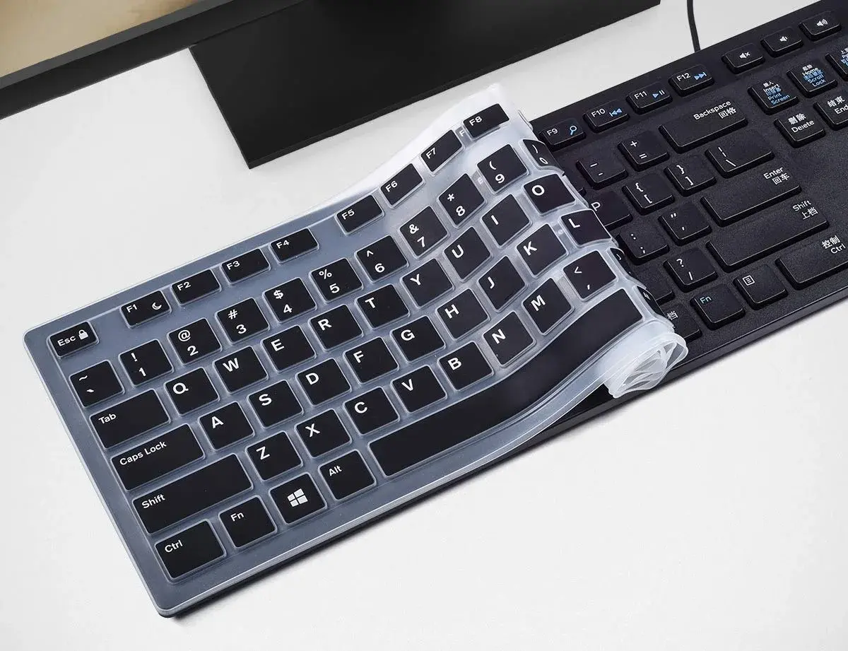 CaseBuy Silicone Keyboard Cover for Dell KB216 KM636 US Layout | Dustproof & Waterproof Protection - view 6