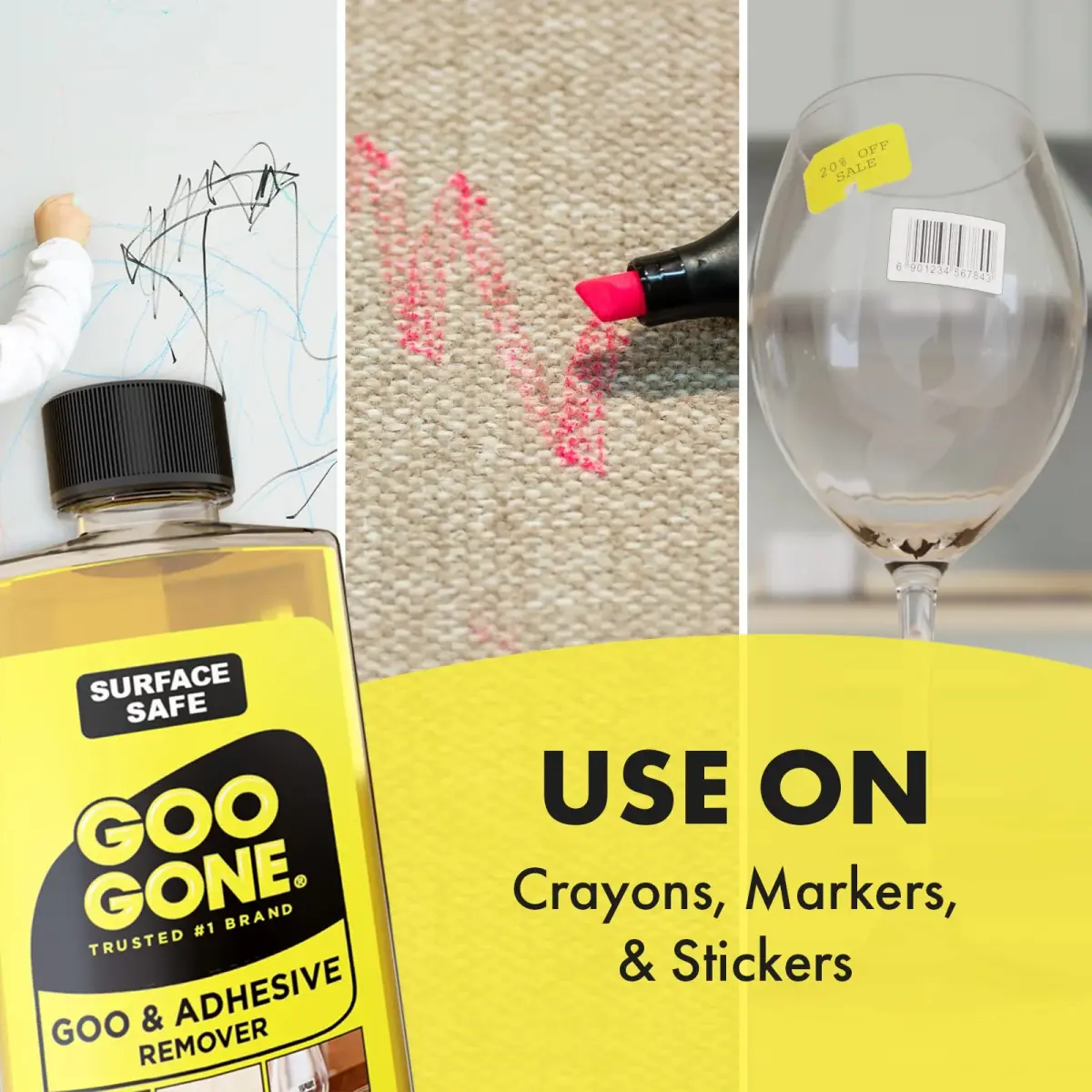 Goo Gone Adhesive Remover 2 Pack, 473ml (16 Fl Oz) | Citrus Power for Tough Messes - view 5