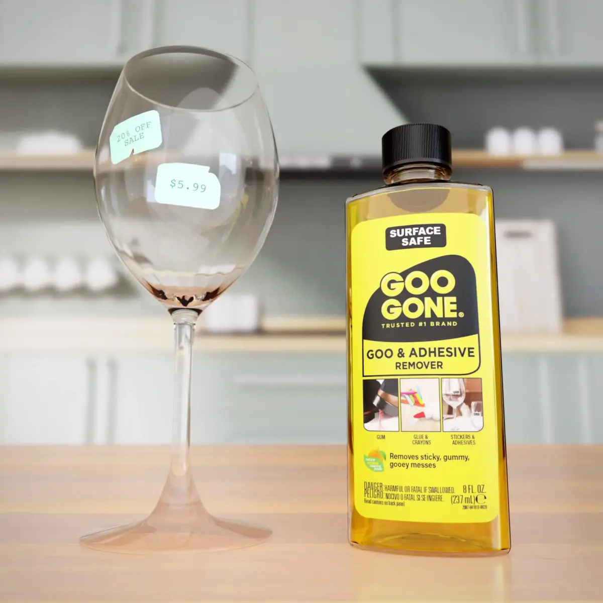 Goo Gone Adhesive Remover 2 Pack, 473ml (16 Fl Oz) | Citrus Power for Tough Messes - view 7