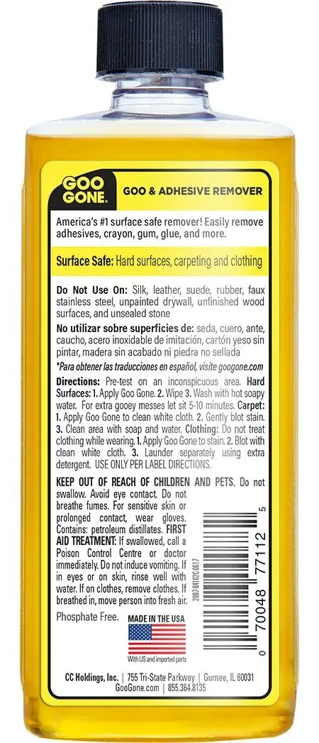 Goo Gone Adhesive Remover 2 Pack, 473ml (16 Fl Oz) | Citrus Power for Tough Messes - view 2