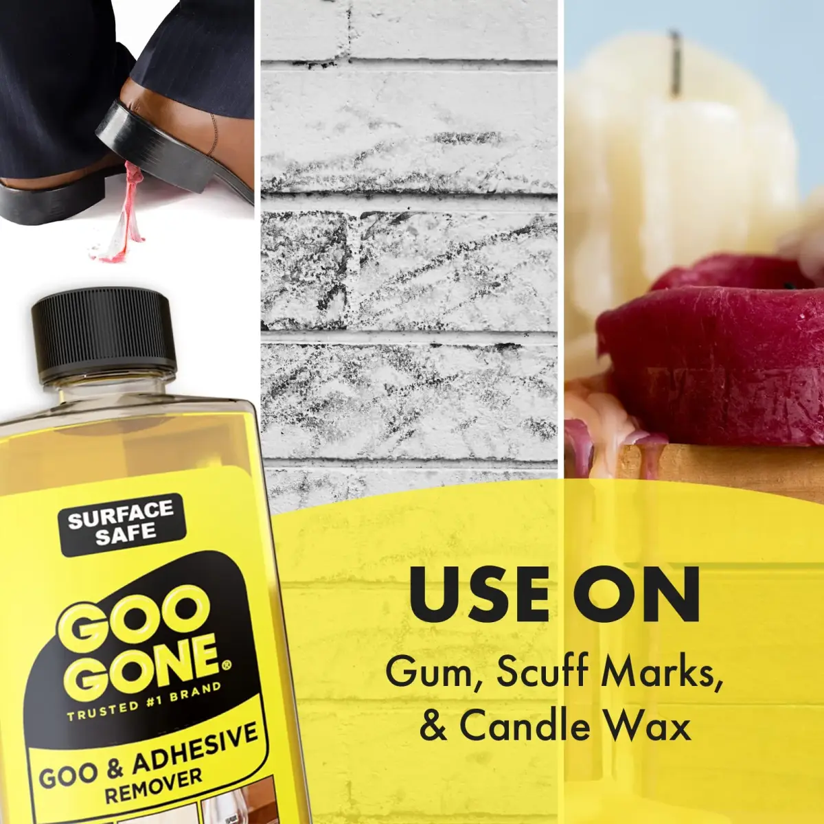 Goo Gone Adhesive Remover 2 Pack, 473ml (16 Fl Oz) | Citrus Power for Tough Messes - view 4