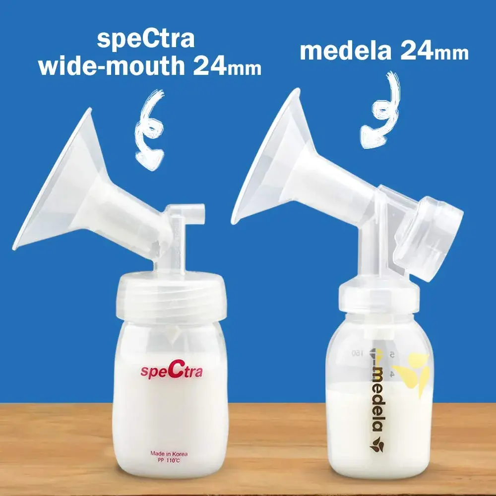 Maymom 17mm Flange Inserts for Medela 24mm Shields | BPA-Free Silicone, 2-Pack - view 4