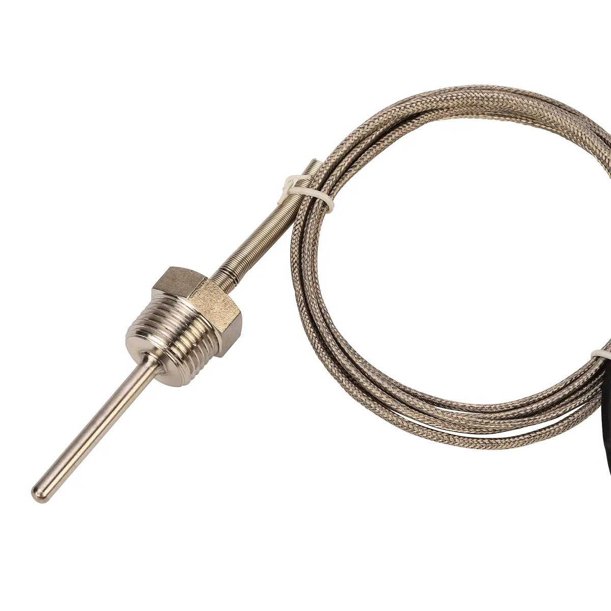 Jaybva K Type Thermocouple Sensor Probe 0-500℃ (50mm Length, 2m Shielded Wire) | Waterproof Industrial Temperature Measurement - view 4