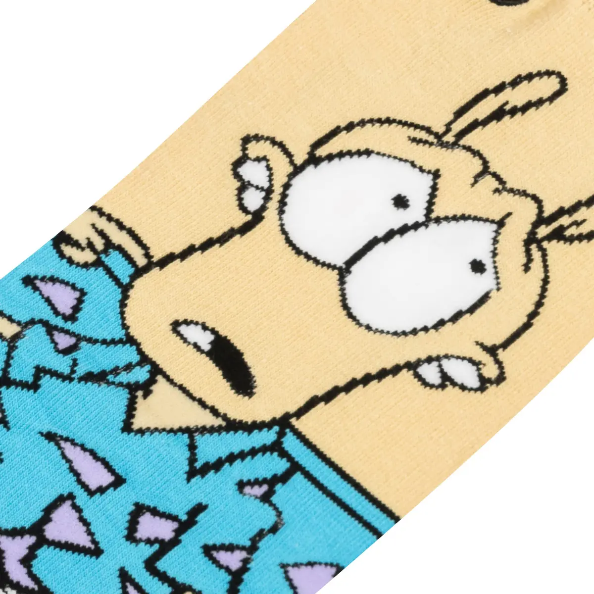 Odd Sox Rocko & Heffer Nickelodeon Cartoon Crew Socks Large | Fan & Collector Favorite - view 3