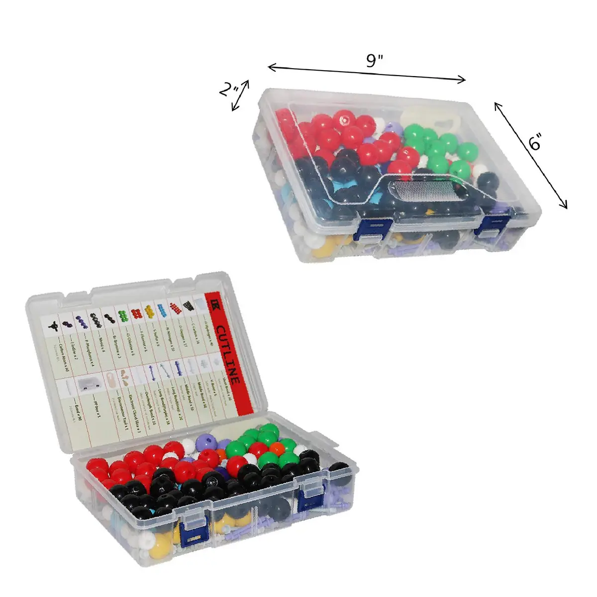 LINKTOR Chemistry Molecular Model Kit (444 Pieces) | Organic & Inorganic Science Kit for Students & Teachers - view 6