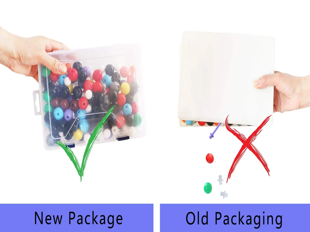 LINKTOR Chemistry Molecular Model Kit (444 Pieces) | Organic & Inorganic Science Kit for Students & Teachers - view 4