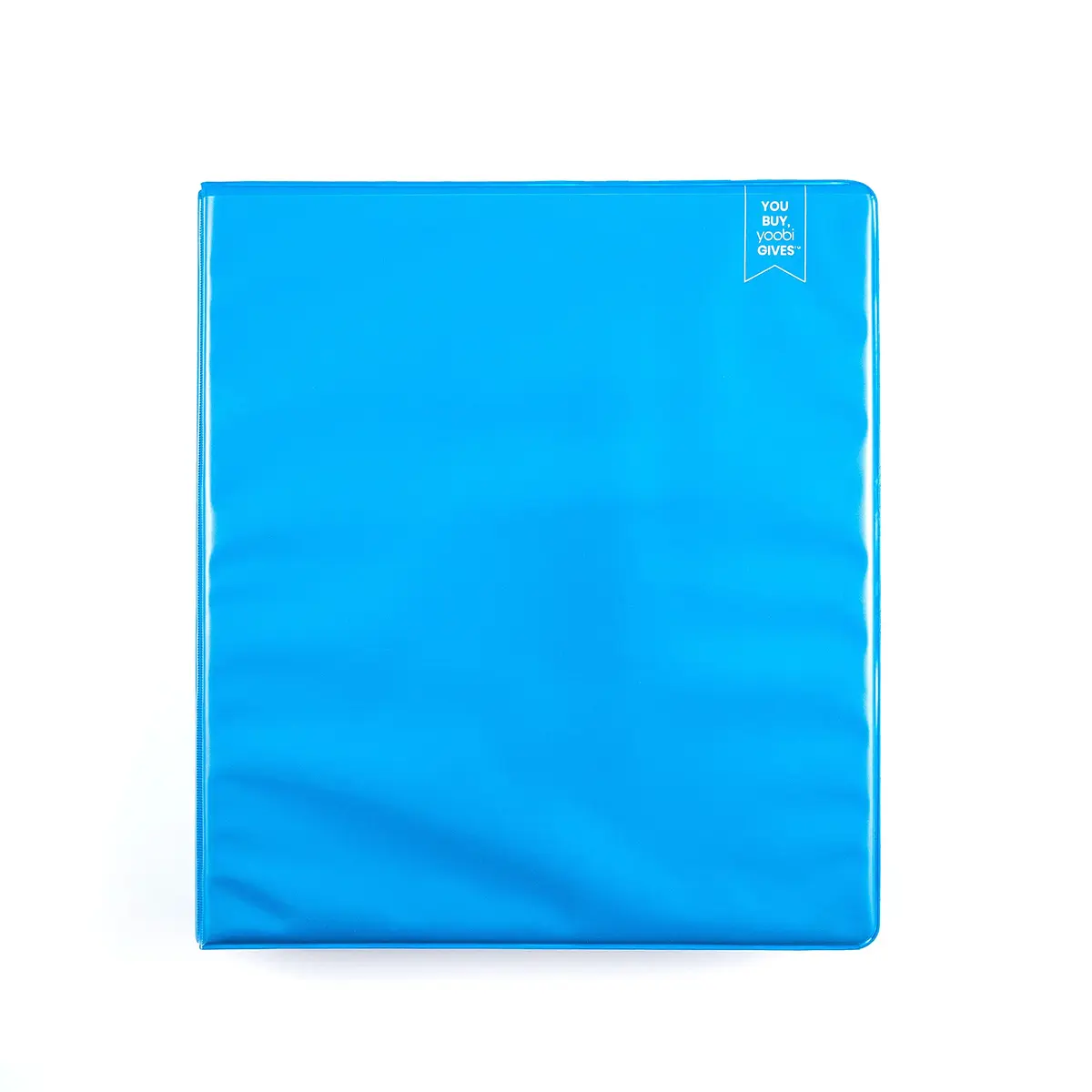 Yoobi 1 Inch Blue D-Ring Binder 275 Sheet Capacity | PVC-Free Organizer for Students & Office - main product image